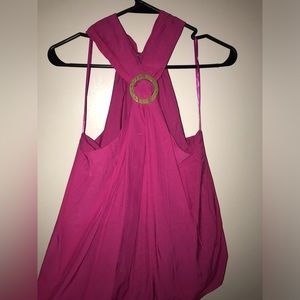 Sleeveless fuchsia top, new with tags, never worn